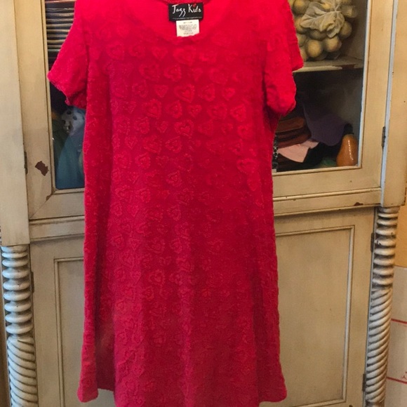 Girls dress with hearts - Picture 2 of 6